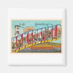 Imán Carta grande de Bakersfield California