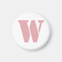 Carta monograma de familia Minimalista rosa Rosa d