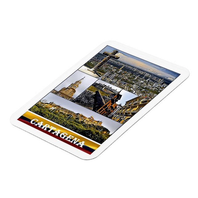 Imán Cartagena - Mosaico - Colombia (Lado Izquierdo)