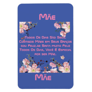 Imán cartão comemorativo dias das mães