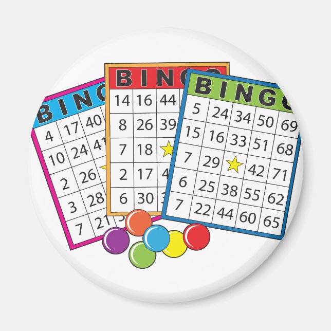 Imán Cartas de Bingo (Frente)