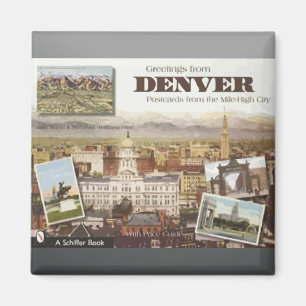 Imán Cartas De Denver Post Desde La Ciudad De La Milla,