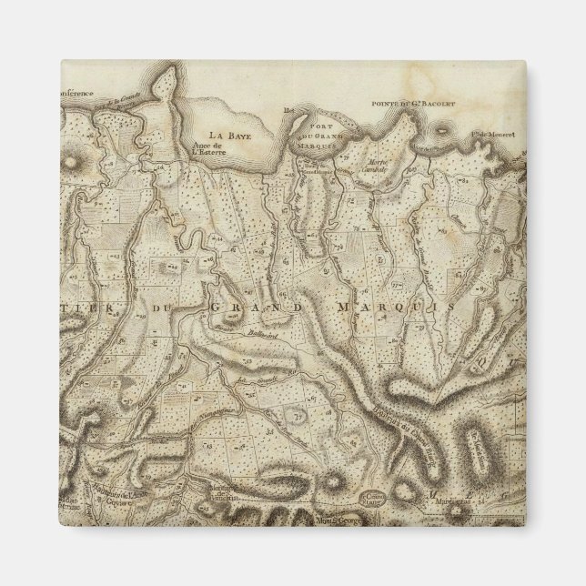 Imán Carte de l'Isle de la Grenade (Frente)