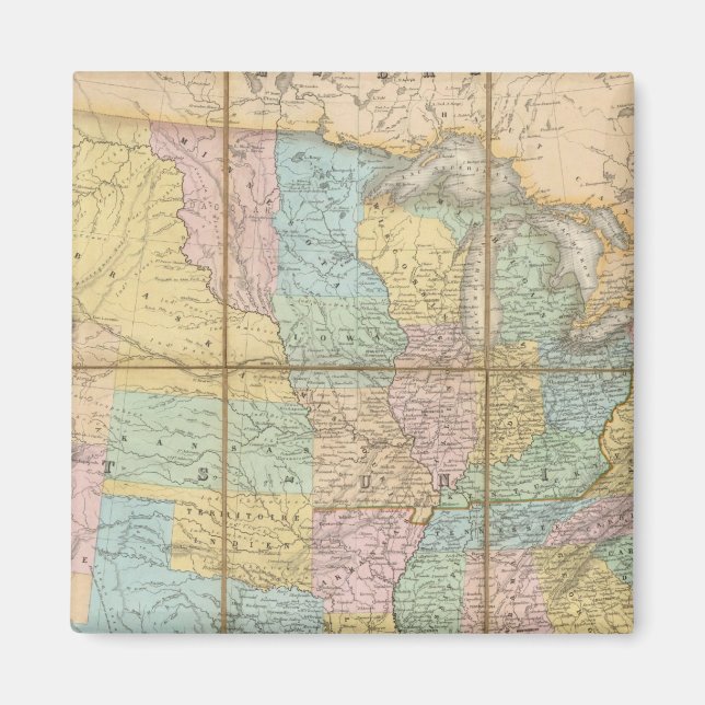 Imán Carte Generale Des Etats (Frente)