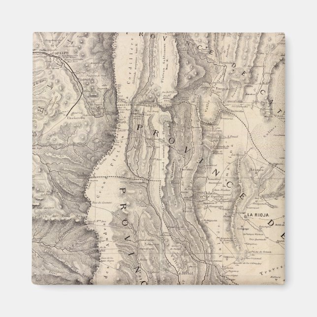 Imán Carte, provincias de La Rioja San Juan (Frente)