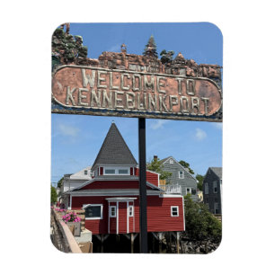 Imán Cartel de bienvenida a Kennebunkport