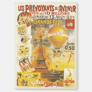 Imán Cartel de la Gran Fiesta Antigüedades de París
