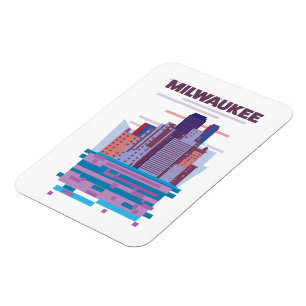 Imán Cartel de Milwaukee Travel