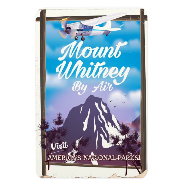 Imán Cartel de Mount Whitney, Classic California Travel (Vertical)