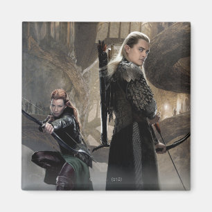 Imán Cartel de película 2 de TAURIEL™ y de LEGOLAS