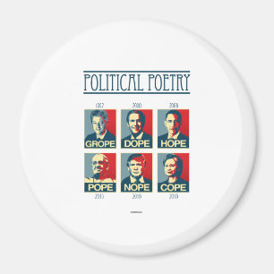 Imán Cartel de Poesía Política - Tentáculo Dope Esperan