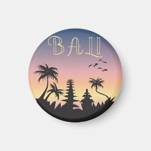 Imán Cartel de turismo de la isla de Bali