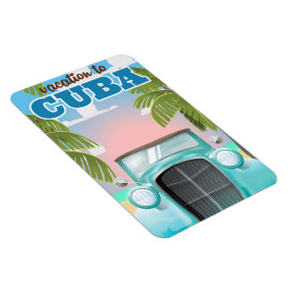 Imán Cartel de vacaciones en cuba