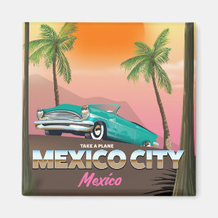Imán Cartel de vacaciones en la Ciudad de México, Méxic