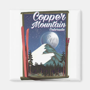 Imán Cartel de viaje a Copper Mountain Colorado