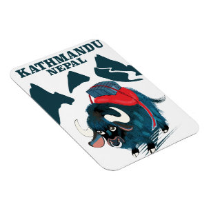 Imán Cartel de viaje a Katmandú Nepal