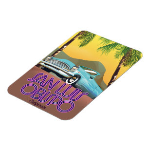 Imán Cartel de viaje a San Luis Obispo California