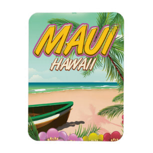 Imán cartel de viaje a Savai'i Fiji Samoa