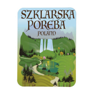 Imán Cartel de viaje a Szklarska Poreba Polonia