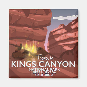 Imán Cartel de viaje al Cañón de los Reyes Sierra Nevad