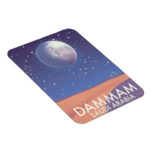 Imán Cartel de viaje de Dammam Arabia Saudita