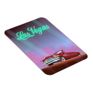 Imán Cartel de viaje de Las Vegas Tarjeta postal