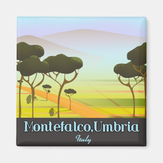 Imán Cartel de viaje de Montefalco, Umbría