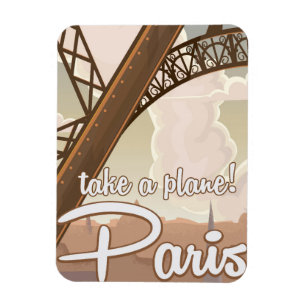 Imán Cartel de viaje del Personalizado de París