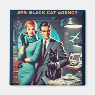 Imán Cartel de viaje espacial Martini SP5: Agencia de g