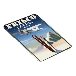 Imán Cartel de viaje Frisco Colorado EE. UU.