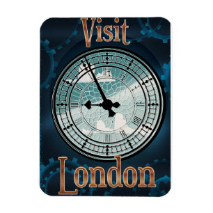 Imán Cartel de viaje victoriano de Londres