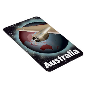 Imán Cartel vintage de vacaciones de Australia