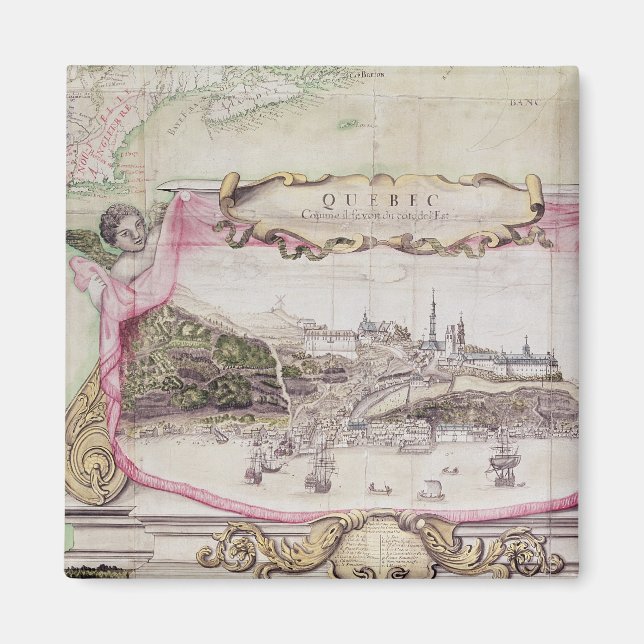 Imán Cartouche de Quebec (Frente)