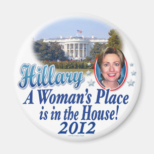 Imán Casa 2012 de Hillary por ButtonZUP