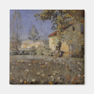 Imán Casa antigua Mourier-Petersen en el jardín