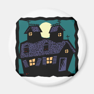 Imán Casa De Atracciones De Noche