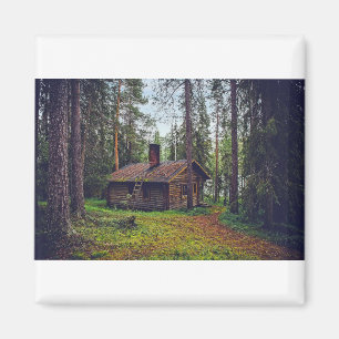 Imán Casa de campo de cabañas de registro paisajes Finl