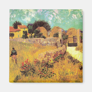 Imán Casa de campo en Provenza por Vincent van Gogh