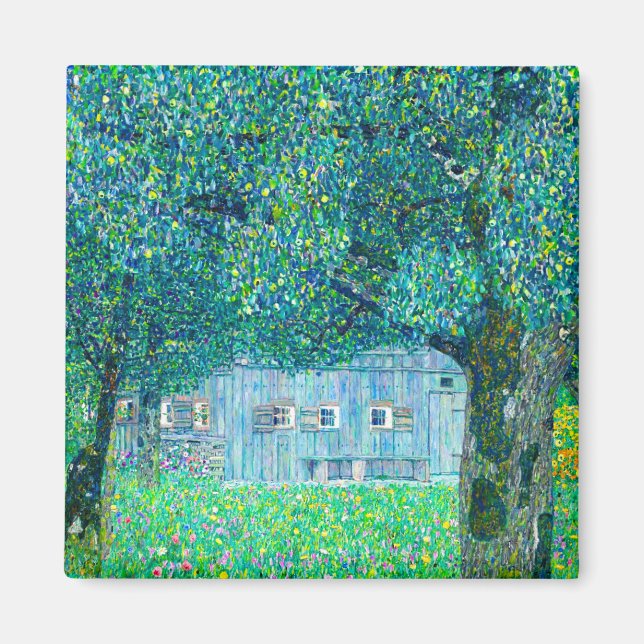 Imán Casa de campo Gustav Klimt en el Alto Austria (Frente)