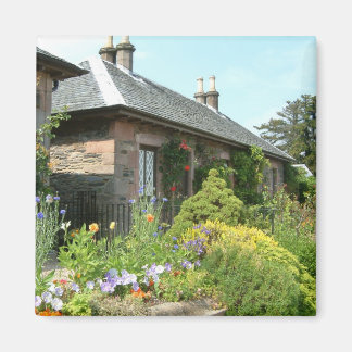 Imán Casa de campo inglesa II con fotografía de jardín