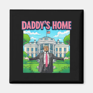 Imán Casa de Daddys Casa Blanca 2025 Presidente Trump _