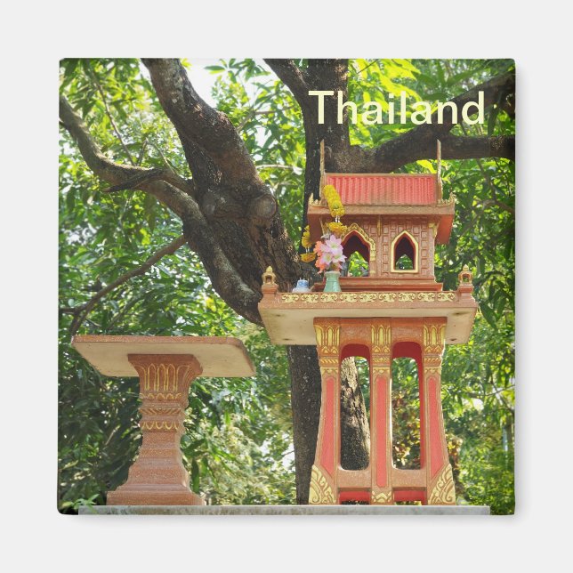 Imán casa de espíritu tradicional de Tailandia (Frente)
