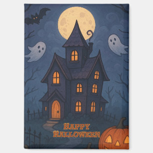 Imán Casa de fantasía y belleza Halloween-