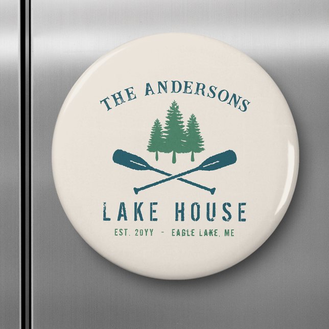 Imán Casa de la familia Lake Moderna Rustic Boat Oar Pi (Subido por el creador)