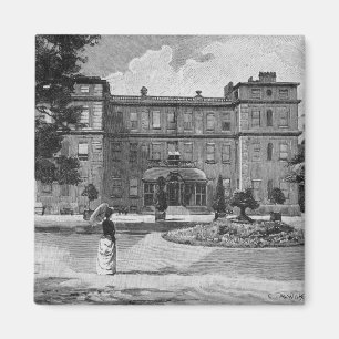 Imán Casa de Marlborough, del jardín, 1863