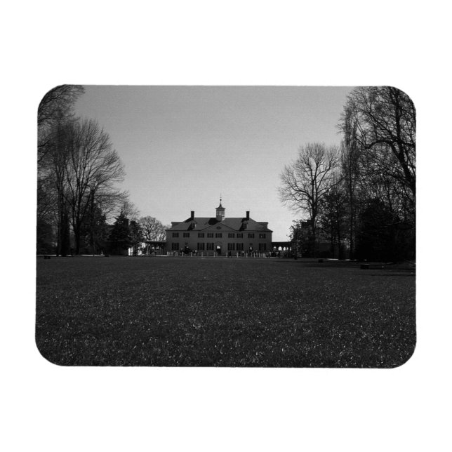 Imán Casa de Mont Vernon George Washington (Horizontal)