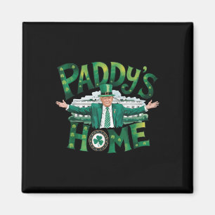 Imán Casa de Paddle Trump Divertido Día de St Patricks