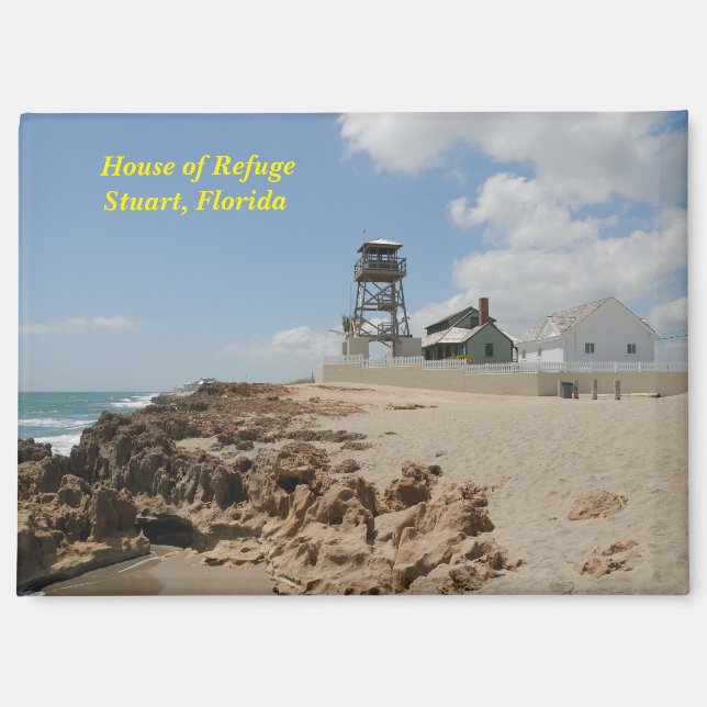 Imán Casa De Refugio (Anverso)