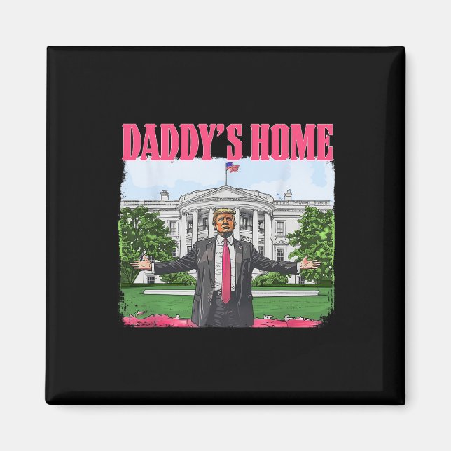 Imán Casa de Trump, casa de un padre gracioso, Com Casa (Frente)