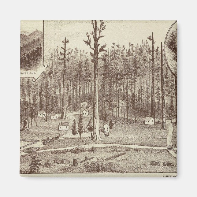 Imán Casa de verano, residencia de Lewis (Frente)